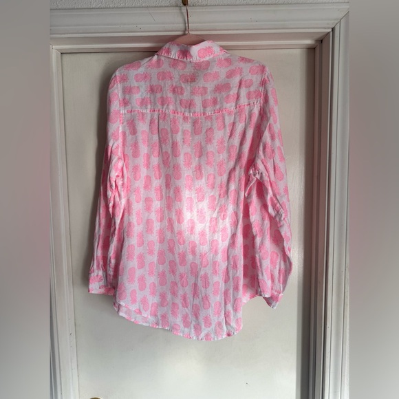 NWT Lilly Pulitzer Sea View Slice of Sunshine Button Down - Picture 5 of 13